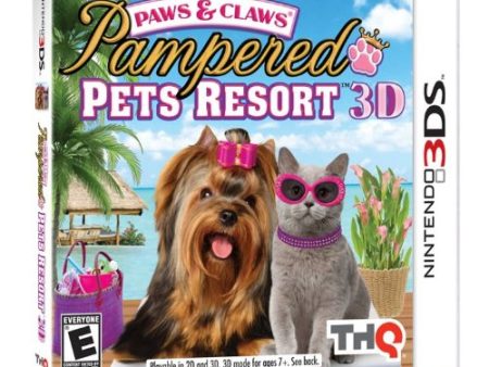 PAWS AND CLAWS PAMPERED PETS RESORT 3D 3DS - NINTENDO 3DS STANDARD EDITION Hot on Sale