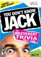 YOU DON T KNOW JACK - WII STANDARD EDITION For Discount