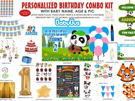 Baby Bus Theme Premium Kit Supply