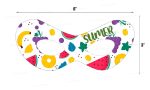 Fruits Theme Personalized Eye Mask Online