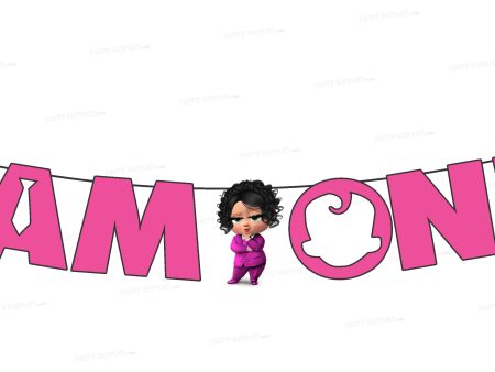 Girl Boss Baby Theme Baby Name Hanging Online now