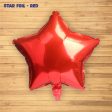 Star Shape Premium Red Foil Balloon Supply