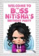 Girl Boss Baby Theme Customized Welcome Board Fashion