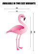 Flamingo Theme Cutout FLM-08 Fashion