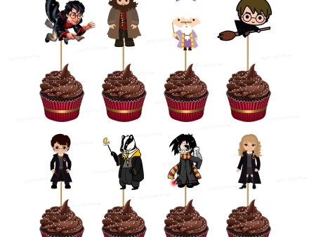 Harry Potter Theme Characters Cup Cake Topper Online