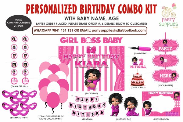 Girl Boss Baby Theme Exclusive Kit For Sale