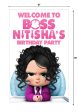 Girl Boss Baby Theme Customized Welcome Board Fashion