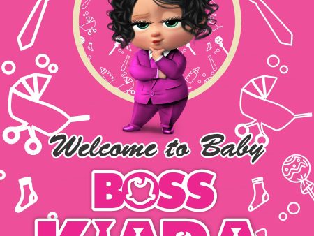 PSI Lady Boss Baby Theme Welcome Board For Sale