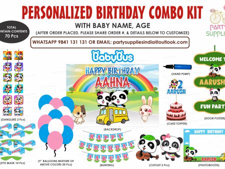 Baby Bus Theme Exclusive Kit Discount