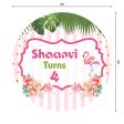 Flamingo Theme Personalized Backdrop Sale