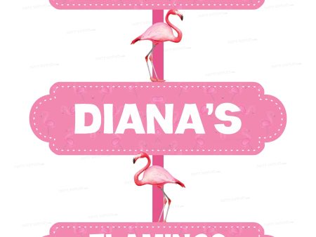 Flamingo Theme Door Poster Sale