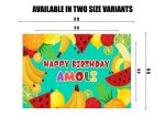 Fruits Theme Personalized Backdrop Online Sale