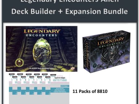 Sleeve Kings - Sleeve Bundle - Legendary Encounters: Alien Deck Building Game + Expansion For Sale