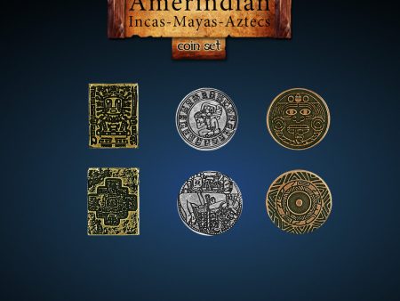 Legendary Metal Coins: Season 5 - Amerindian Coin Set (24 pcs) For Cheap