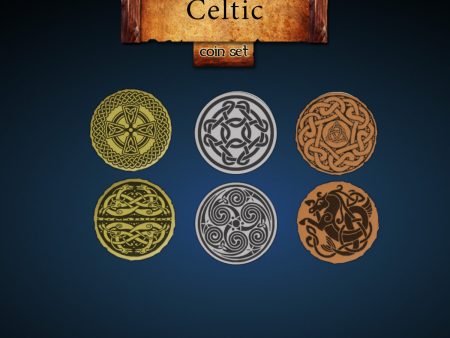 Legendary Metal Coins: Season 5 - Celtic Coin Set (24 pcs) Cheap